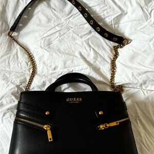 GUESS Black Leather Women's Bag